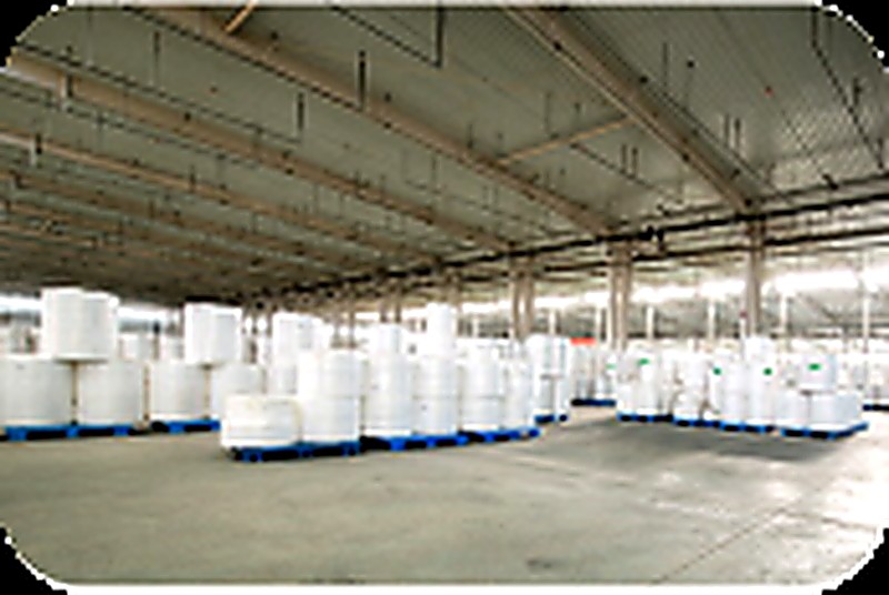 Raw materials warehouse - bulk white rolls